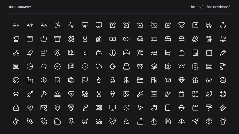 Canon Design System - Iconography